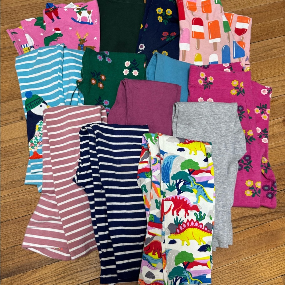 Mini Boden Colorful Patterned Leggings Bundle